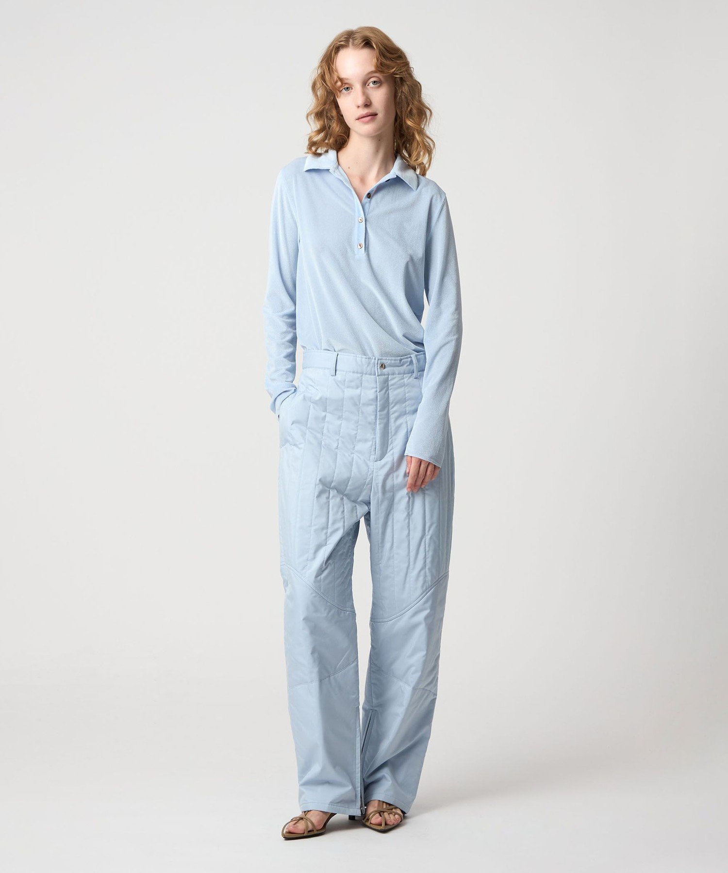 プロフィール様ご契約　6(roku) ベロア　オーバーオール ネイビー 6（ロク）｜オールインワン・サロペット（ブルー系）一覧 - WEAR