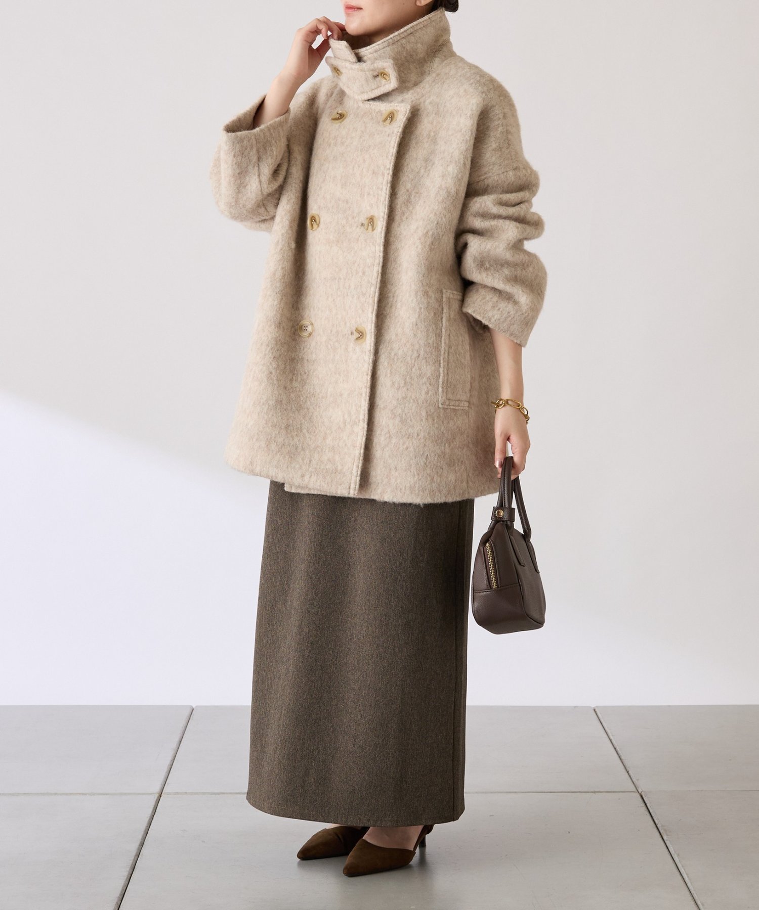 COLLAGE GALLARDAGALANTE｜シャギーコート | Rakuten Fashion(楽天