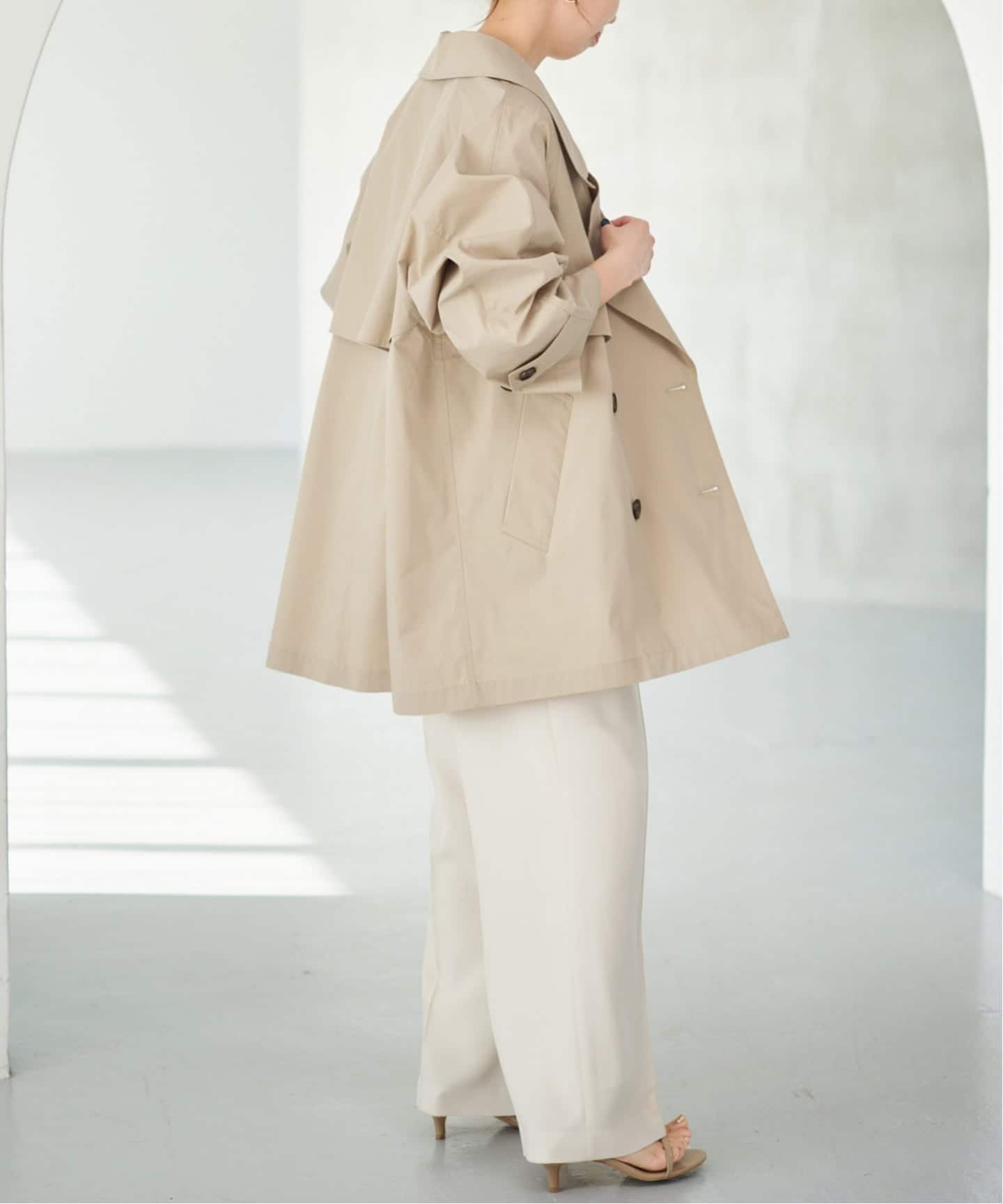 Spick & Span｜《新色有り / 追加》C/Pミドル丈トレンチコート