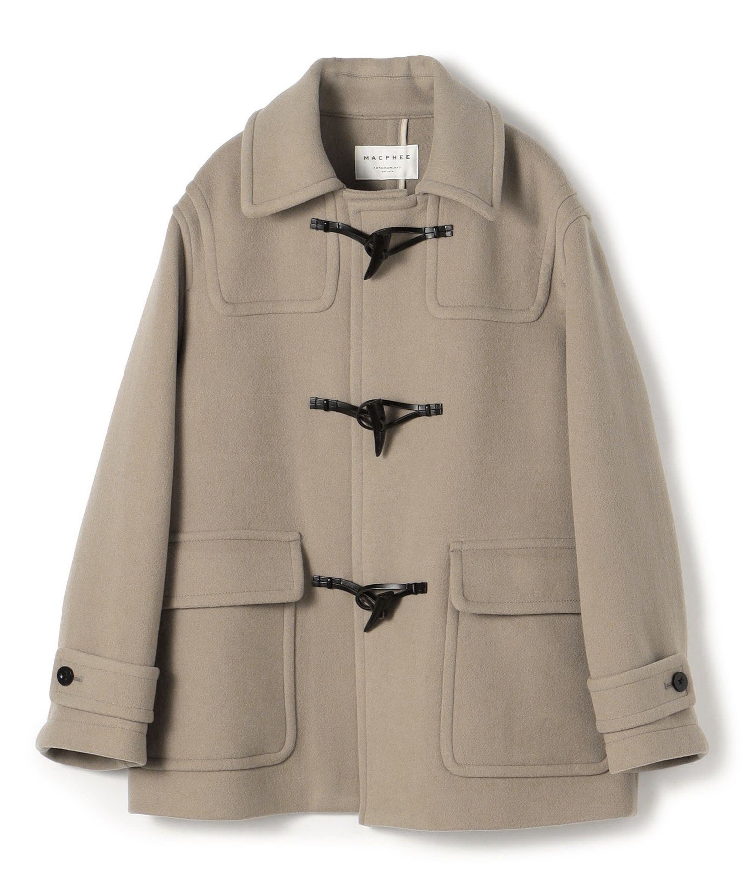 TOMORROWLAND｜ウールナイロンメルトン ダッフルショートコート