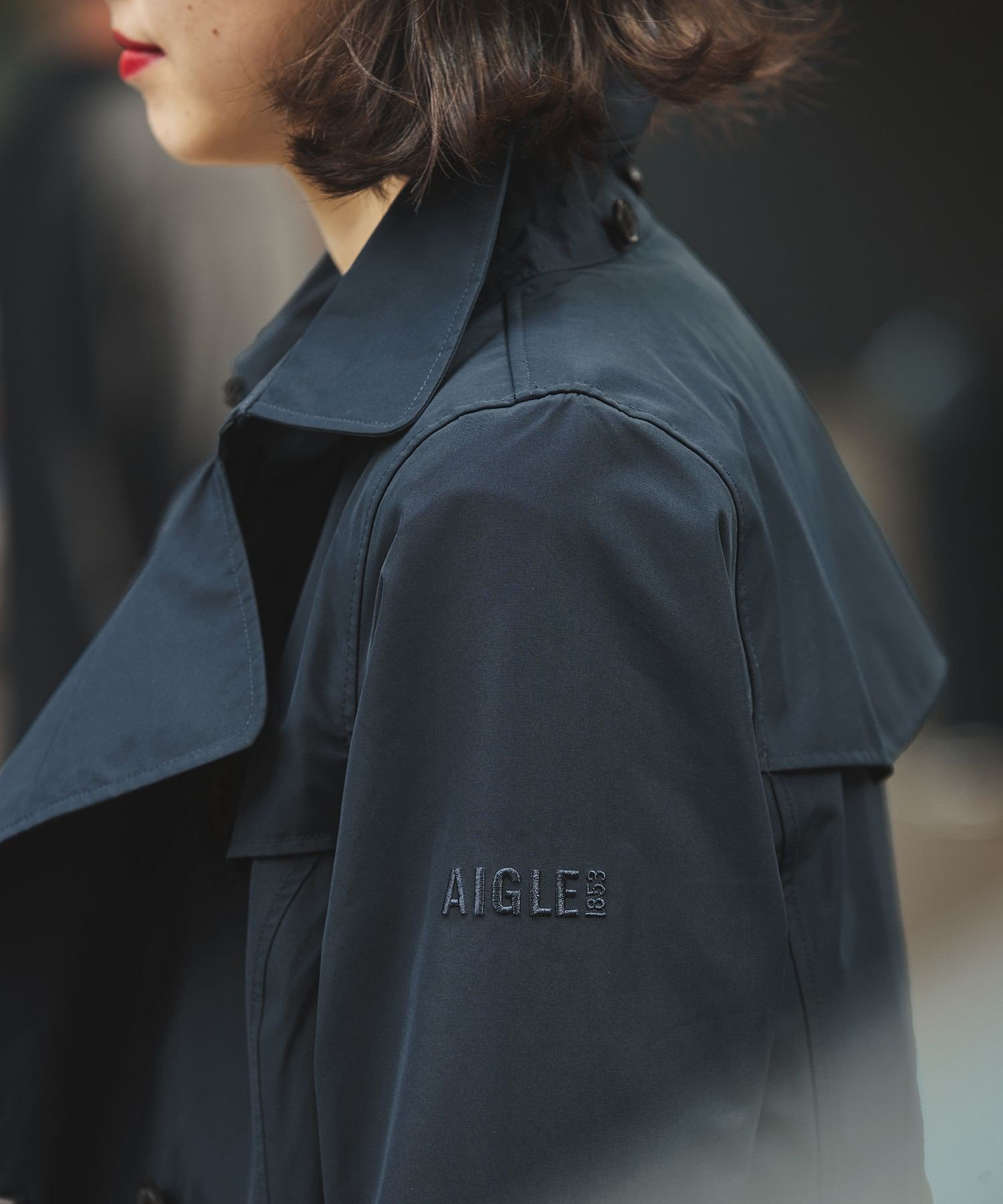 AIGLE｜GORE-TEX 防水 透湿 防風 ゴアテックス フーデッドロング