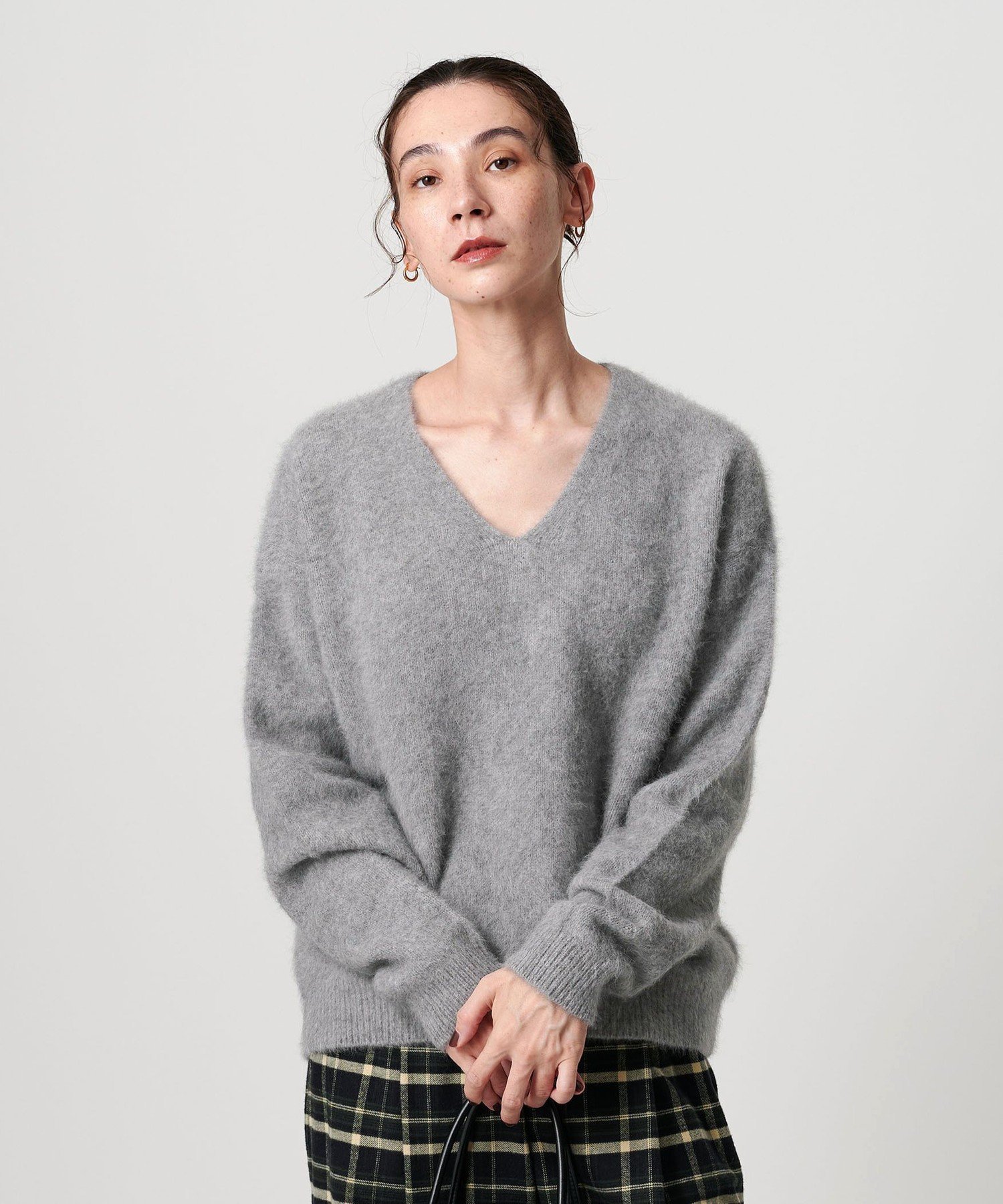 BEAUTY&YOUTH UNITED ARROWS｜フォックスカシミヤブレンド Vネック