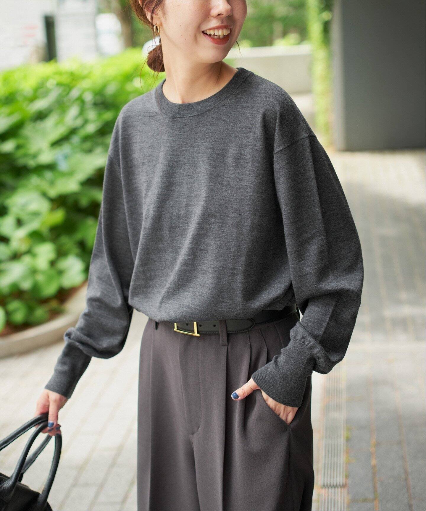 Spick & Span｜《手洗い可 / 追加》18G クルーネックプルオーバー