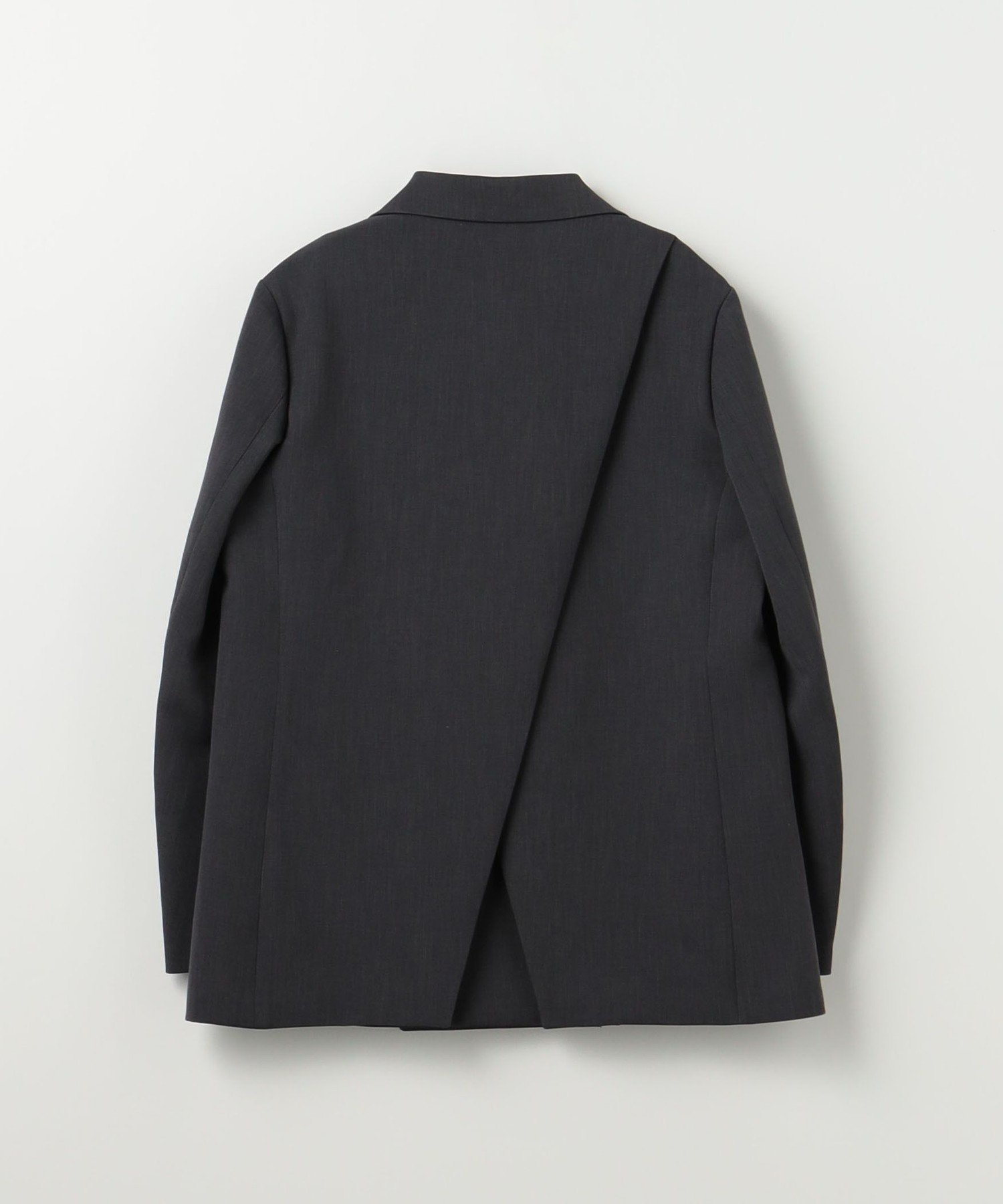 MARW UNITED ARROWS アシンメトリージャケットダークグレー 36 MARW UNITED ARROWS（マルゥ ユナイテッドアローズ） ジャケット