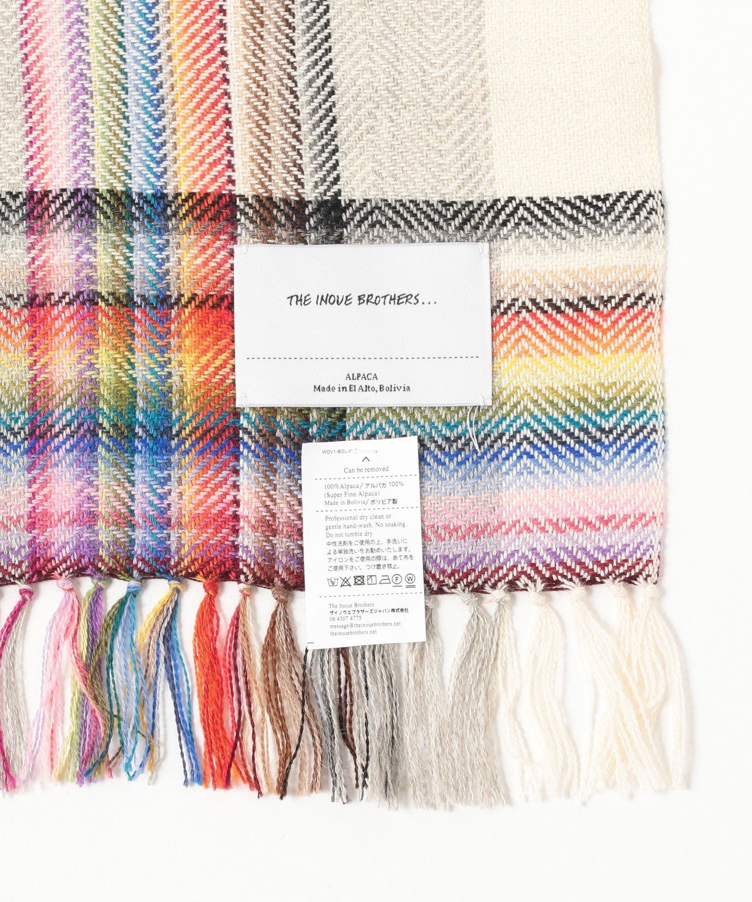 BEAMS MEN｜THE INOUE BROTHERS / アルパカ マルチカラーチェック