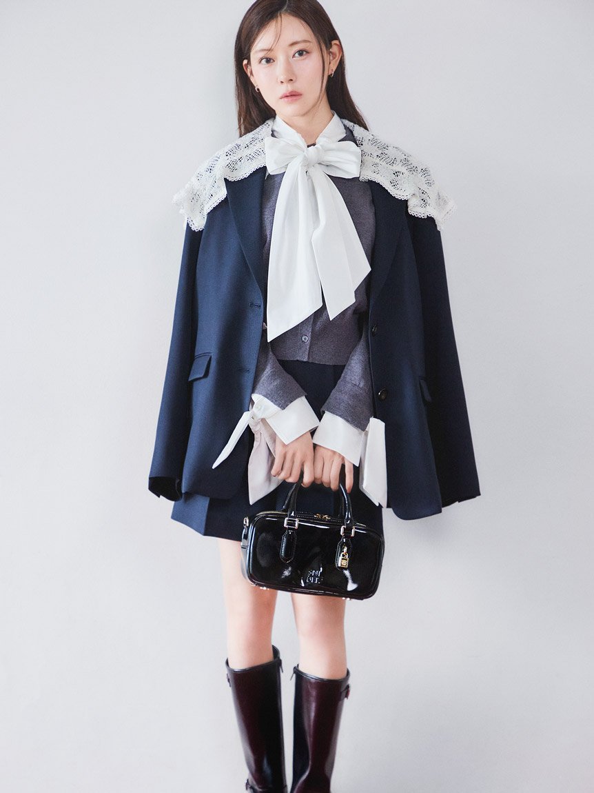 SNIDEL｜レースカラーテーラードジャケット | Rakuten Fashion(楽天