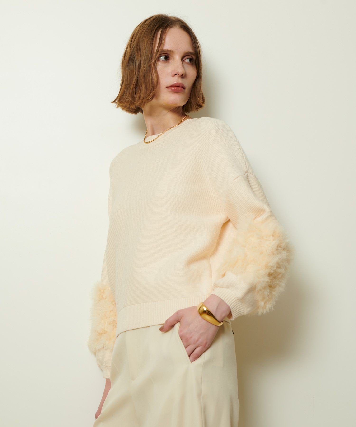 allureville｜ラビットカフクレイジー釦2WAYプルオーバー | Rakuten