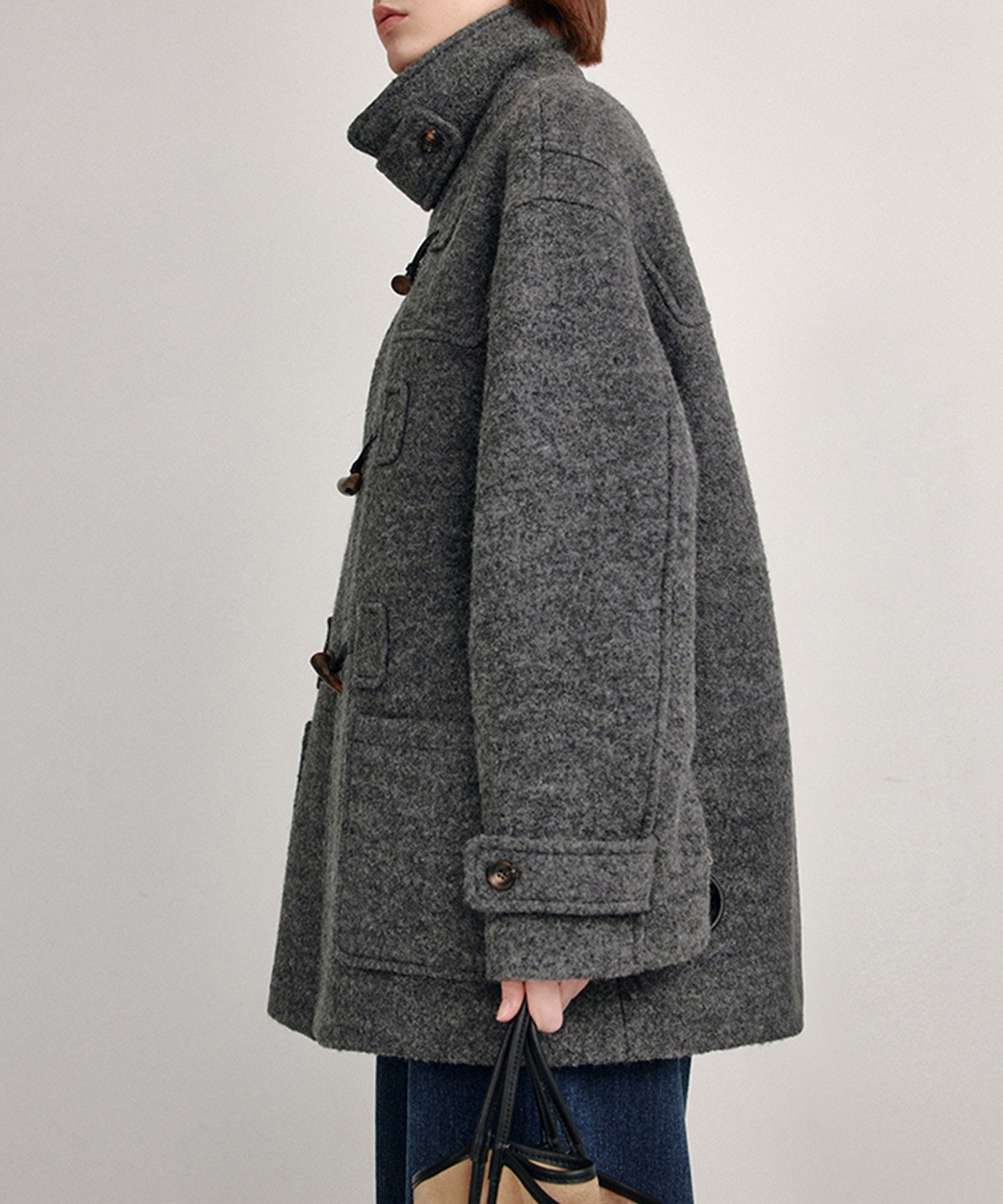 chuclla｜ウールミドル丈ダッフルコート FD24W448【Fano】 | Rakuten