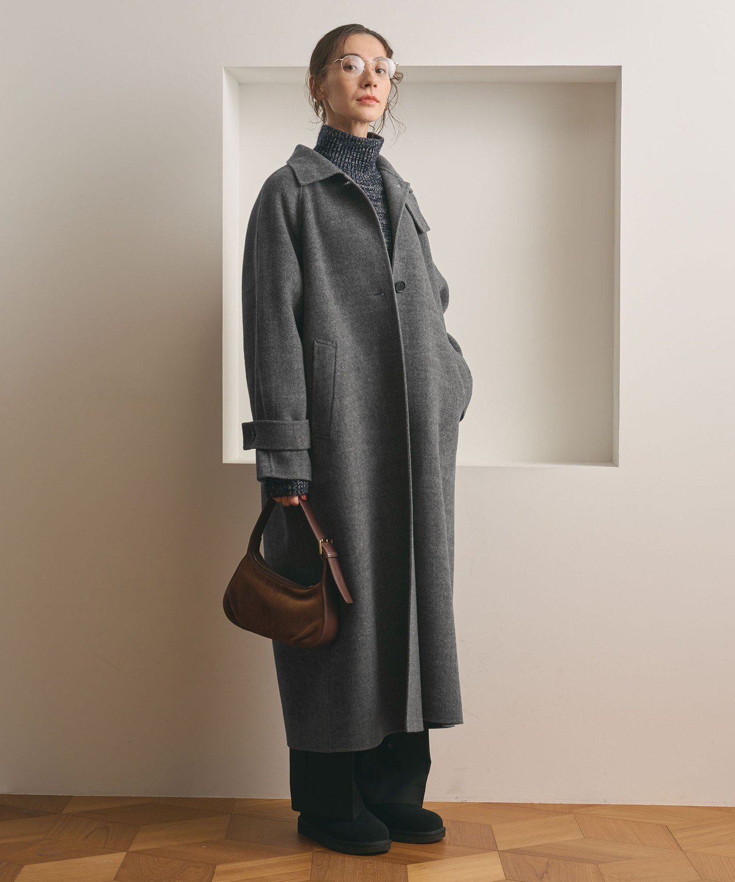 BEAUTY&YOUTH UNITED ARROWS｜リバー ステンカラー ロングコート