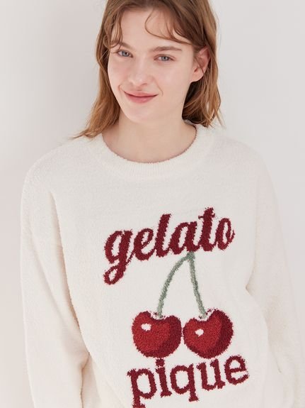 gelato pique｜【ONLINE限定】べビモコチェリージャガードプルオーバー