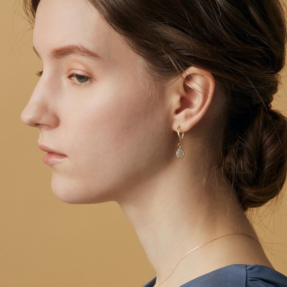 agete｜K10マルチストーンピアスチャーム | Rakuten Fashion(楽天