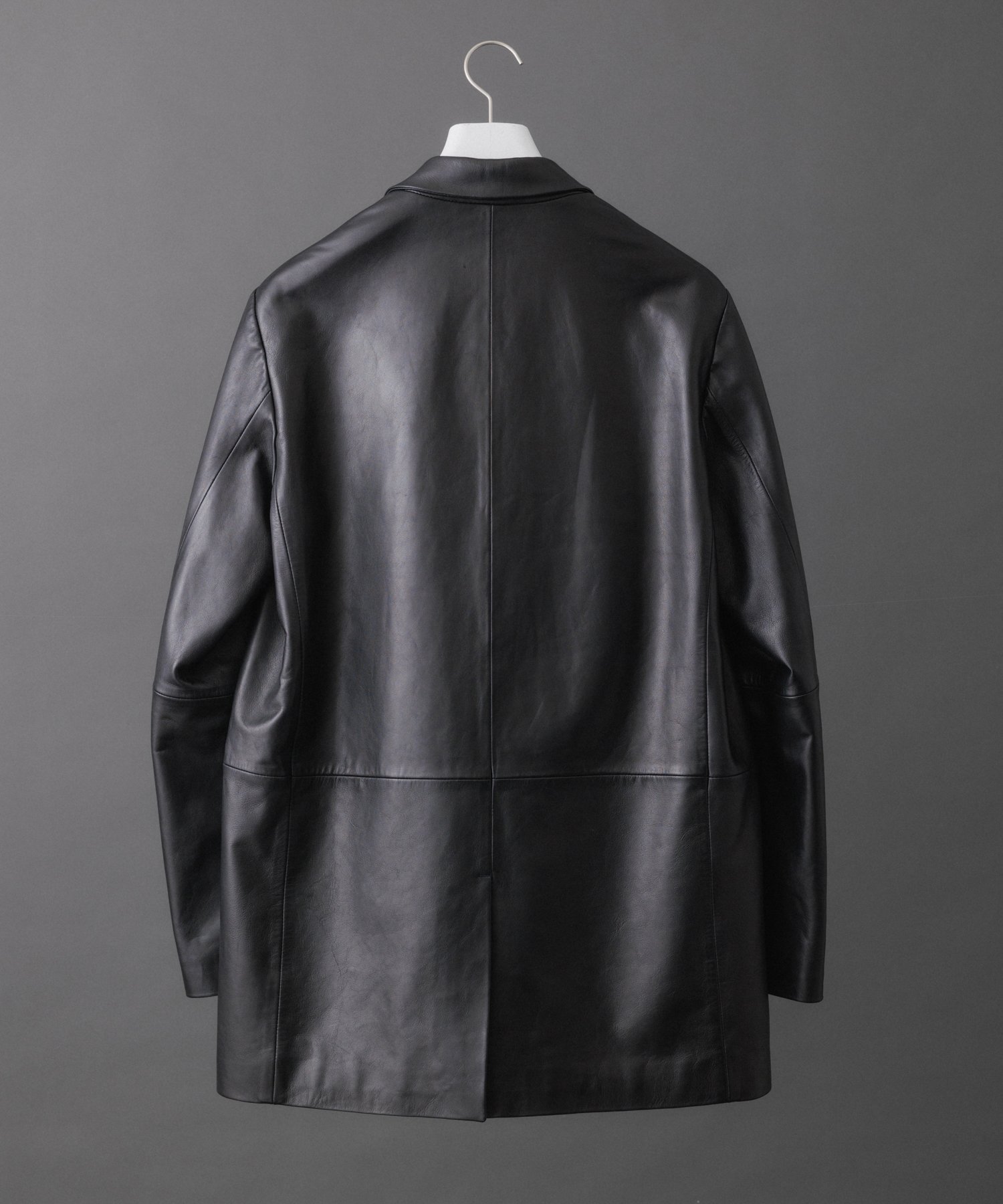 ADAM ET ROPE'｜3ボタン シープレザー テーラードジャケット / UNISEX