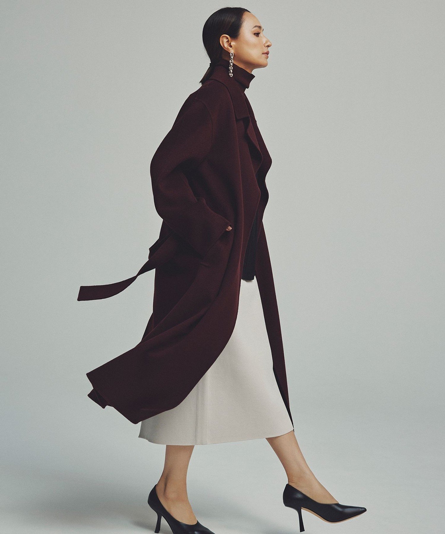 ICB｜【CLASSY.1月号掲載】WoolRever ロングコート | Rakuten Fashion