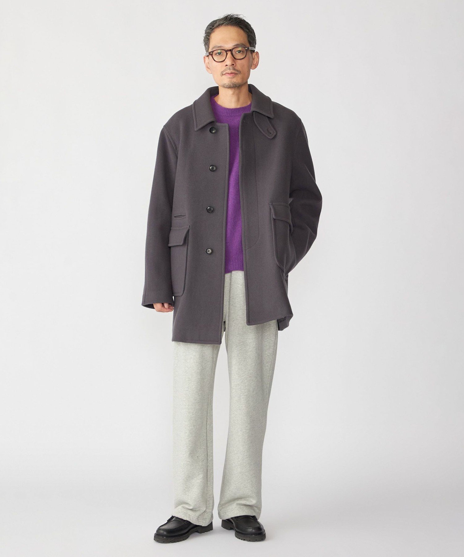 SHIPS｜SHIPS: S140 ウールシルク ステンカラー コート | Rakuten