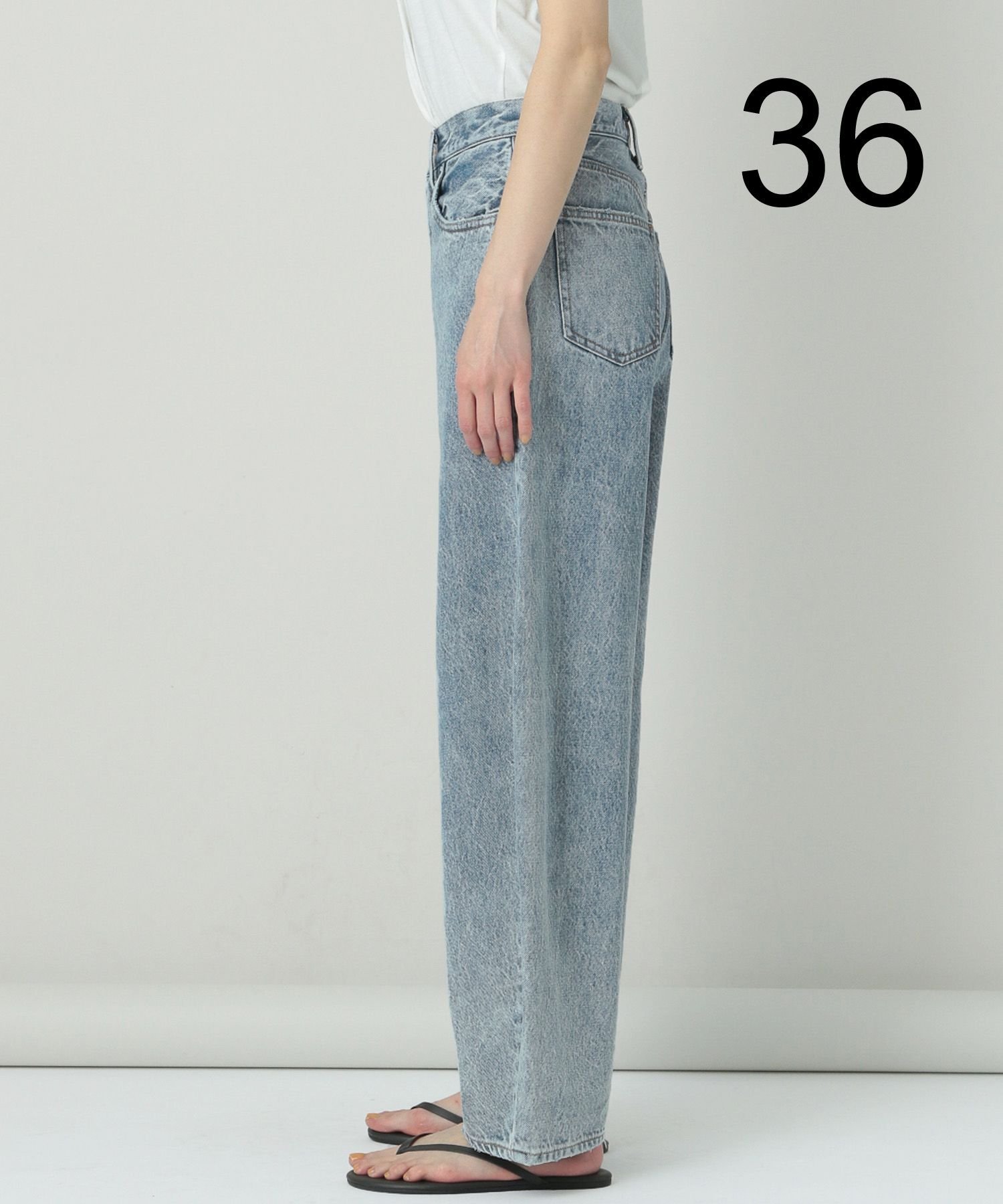 Curensology　＜&RC＞カーヴィーデニムパンツ　ホワイト　36 Curensology｜<&RC>カーヴィーデニムパンツ | Rakuten Fashion(楽天