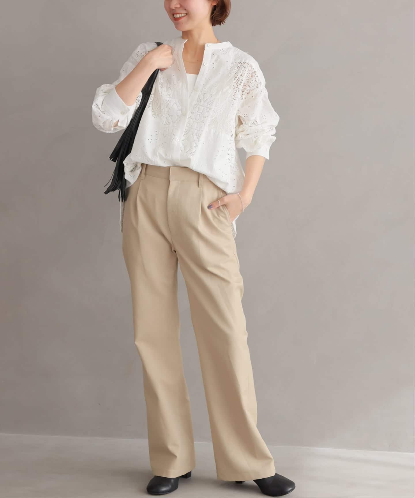 JOURNAL STANDARD relume｜《追加 / 新色》パッチワークレースシャツ