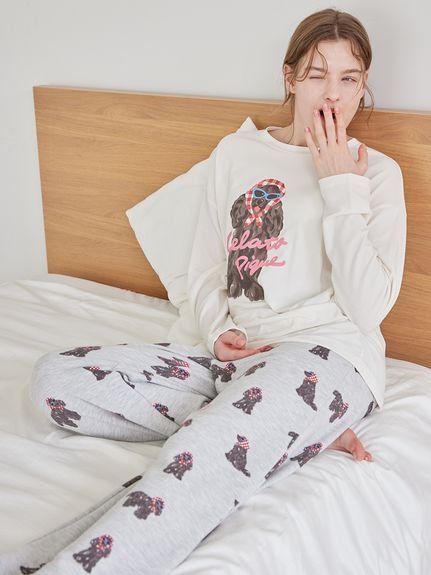 gelato pique｜スカーフDOG柄ロングパンツ | Rakuten Fashion(楽天