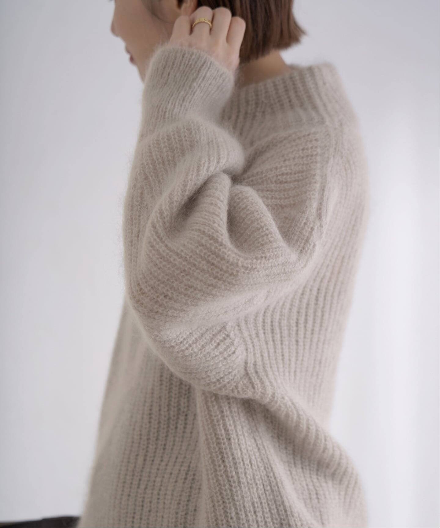 IENA｜キッドモヘヤミックス 片畦プルオーバー | Rakuten Fashion(楽天