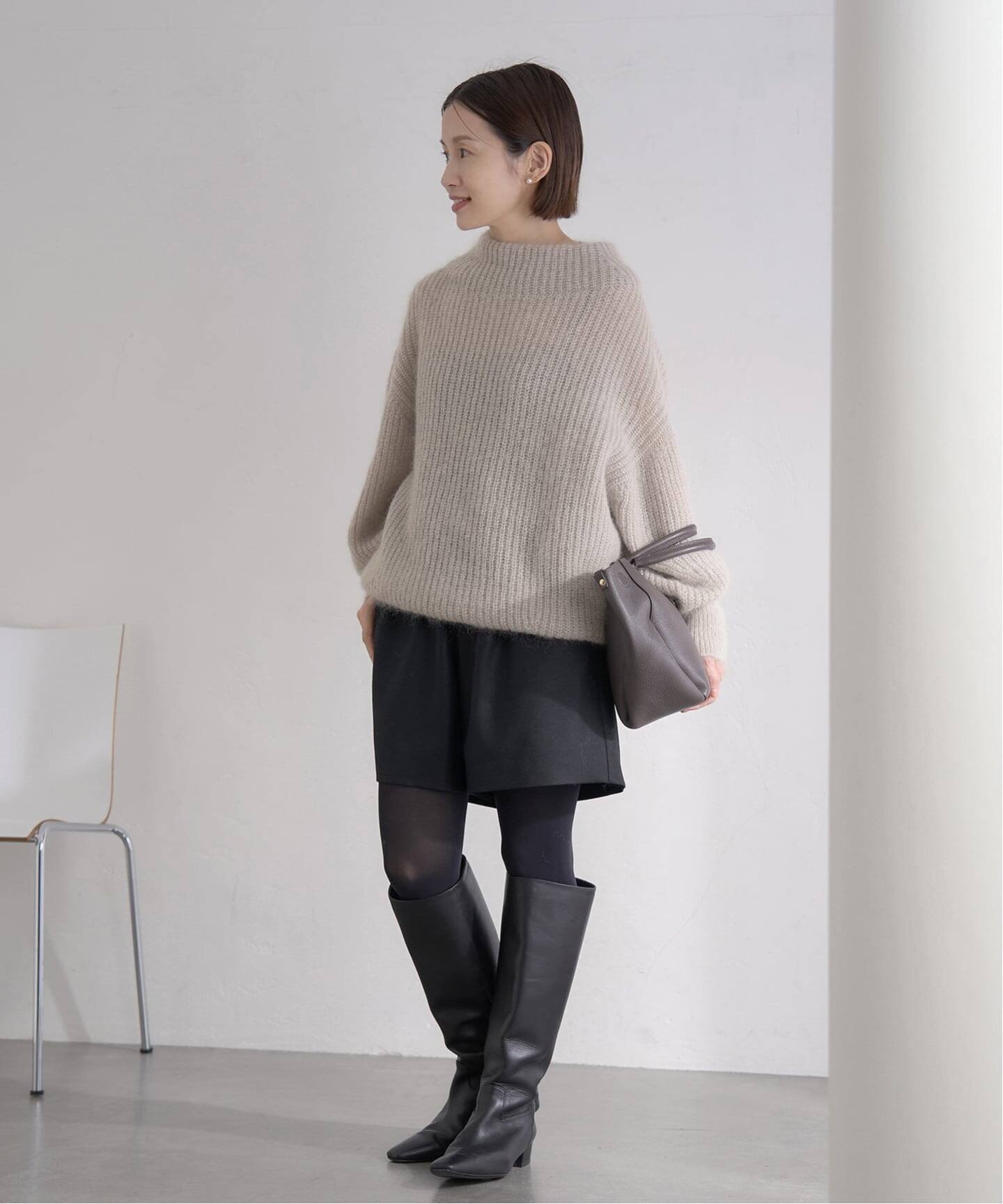 IENA｜キッドモヘヤミックス 片畦プルオーバー | Rakuten Fashion(楽天