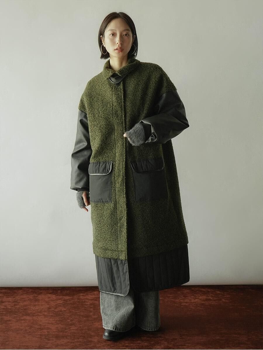 楽天市場】ロングコート（素材（生地・毛糸）合皮・フェイクレザー）の通販