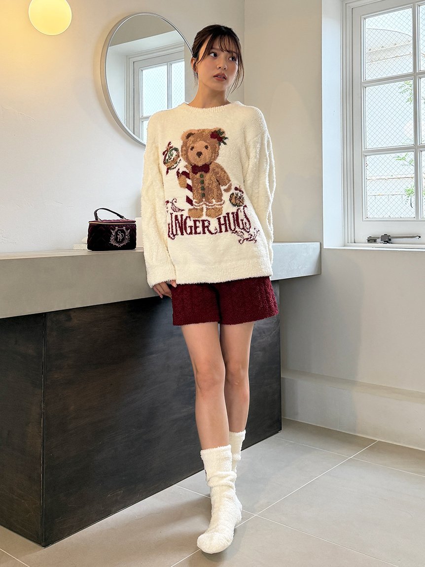 SNIDEL HOME｜【Steam Whip】ホリデーベアジャガードプルオーバー