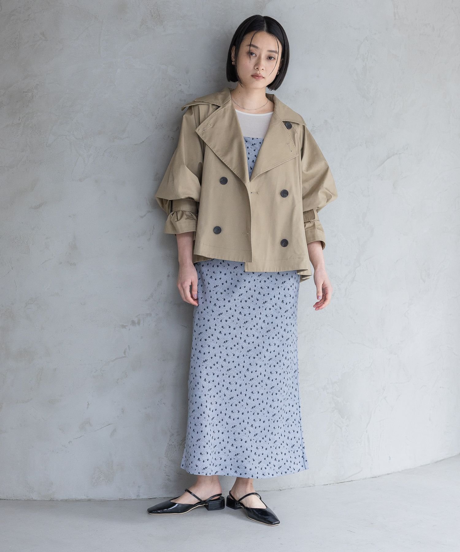 A part by｜キャンディースリーブショートトレンチコート | Rakuten