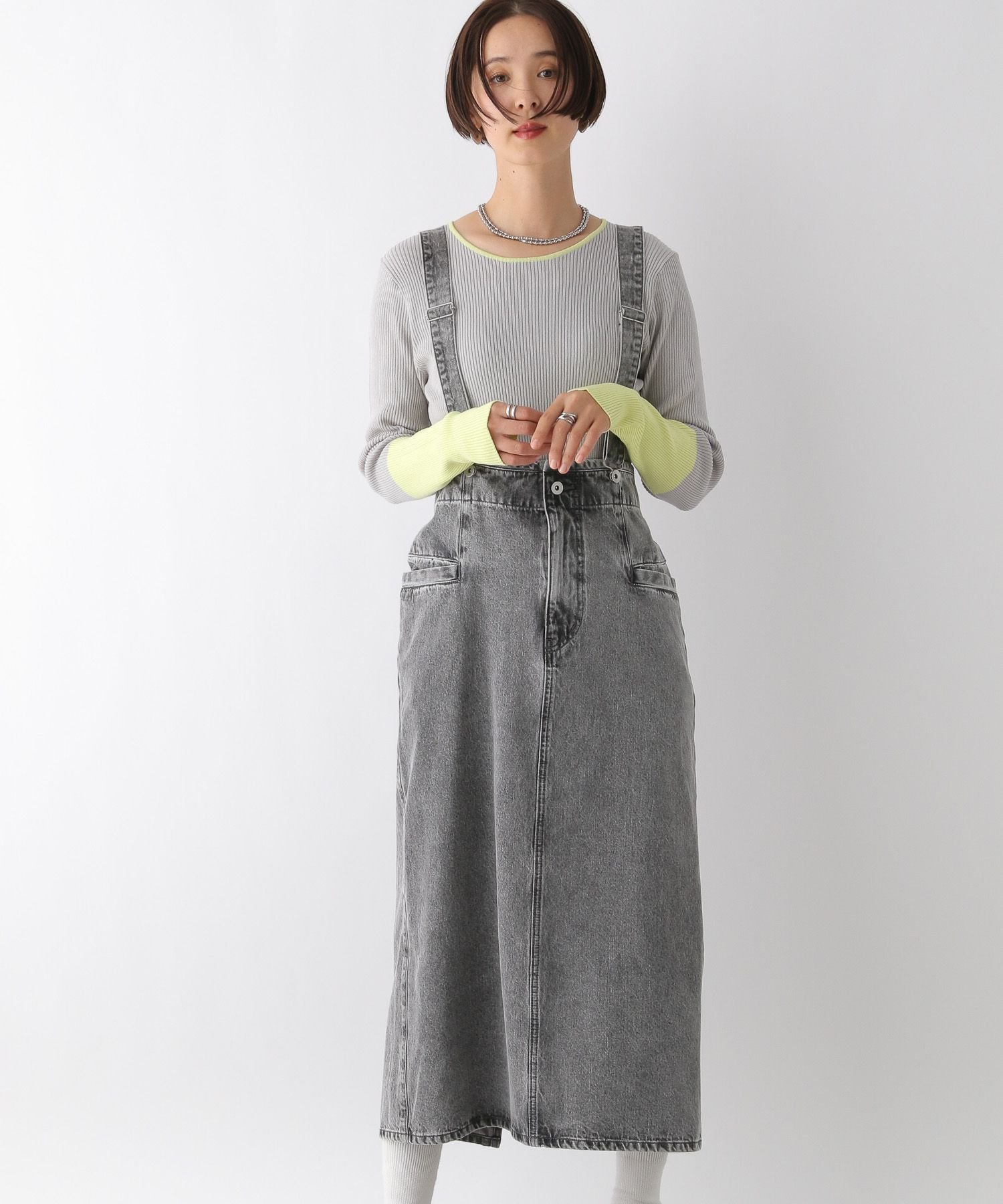 LEPSIM｜マルチWAYデニムジャンパースカート | Rakuten Fashion(楽天