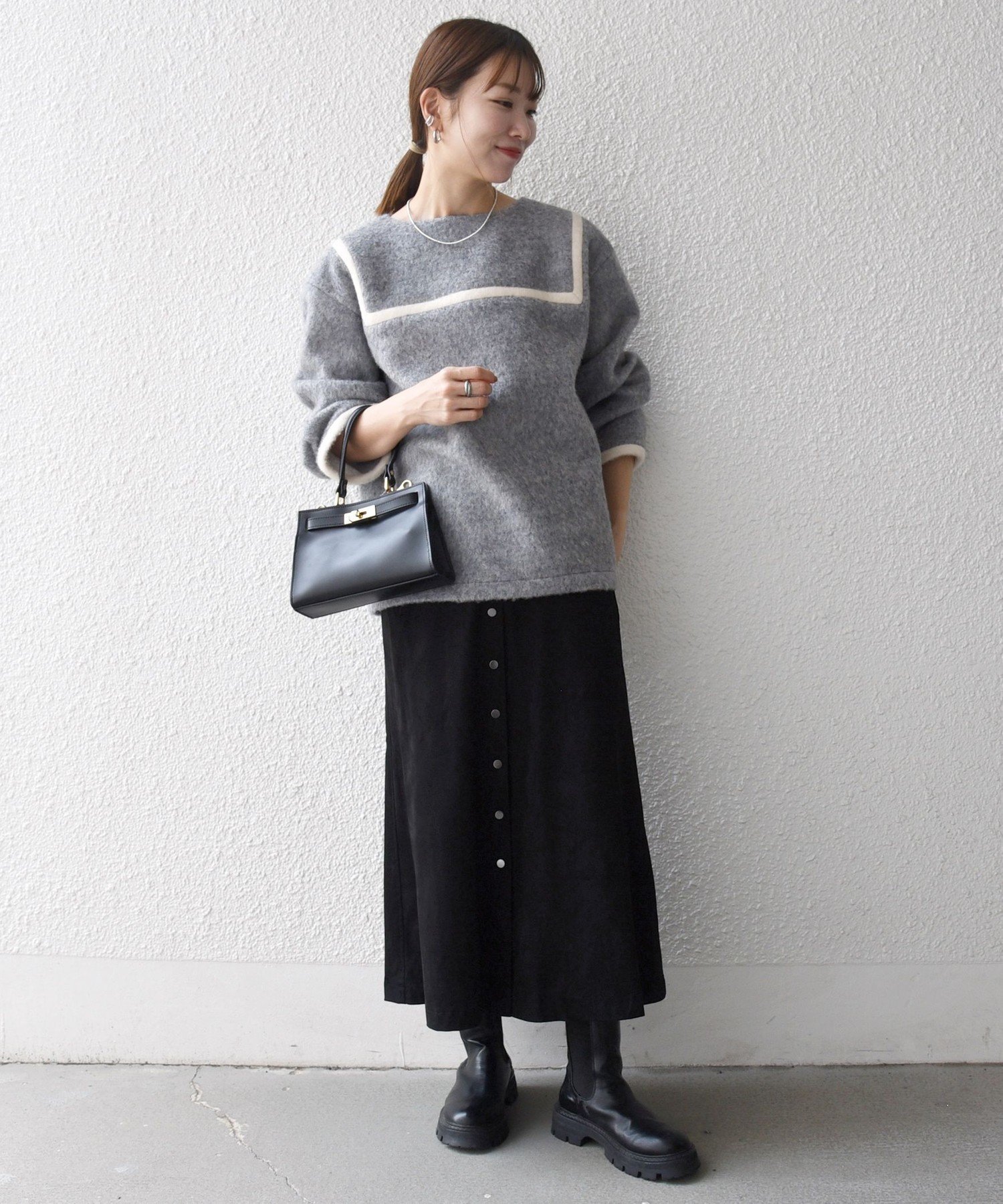 SHIPS｜SHIPS any: バイカラー セーラー デザイン プルオーバー