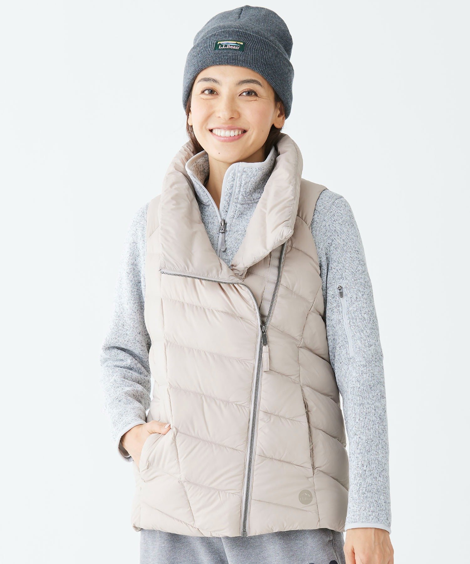 未使用級✨】エルエルビーン バウンドレスダウン パファー ダウン