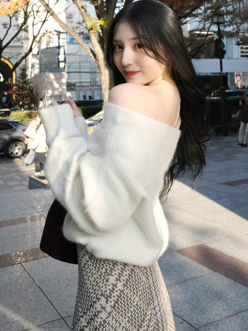 SNIDEL｜【HIGH QUALITY/カンヘウォン着用】フォックスカシミヤ