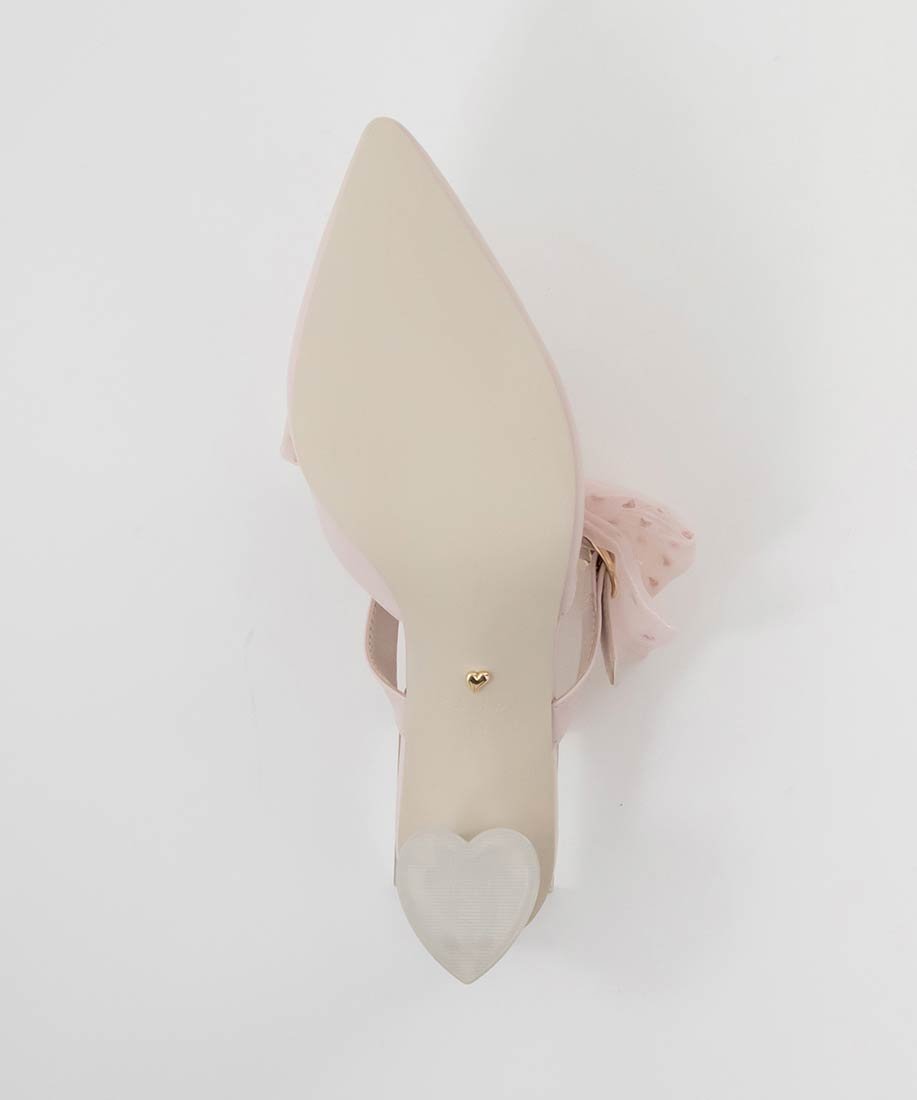 RANDA｜【HEART COLLECTION】2WAYハート刺繍リボンミュール | Rakuten