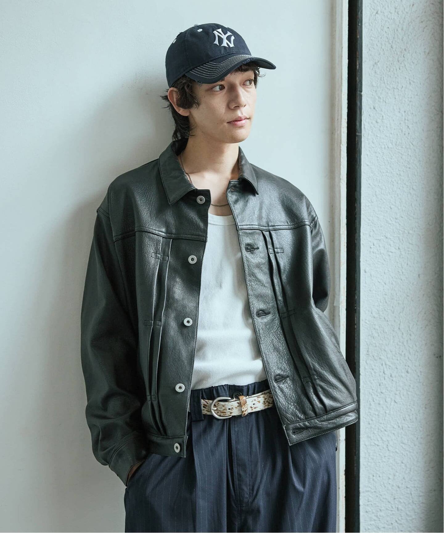 JOURNAL STANDARD｜ニュージーランド ラムレザー トラッカージャケット