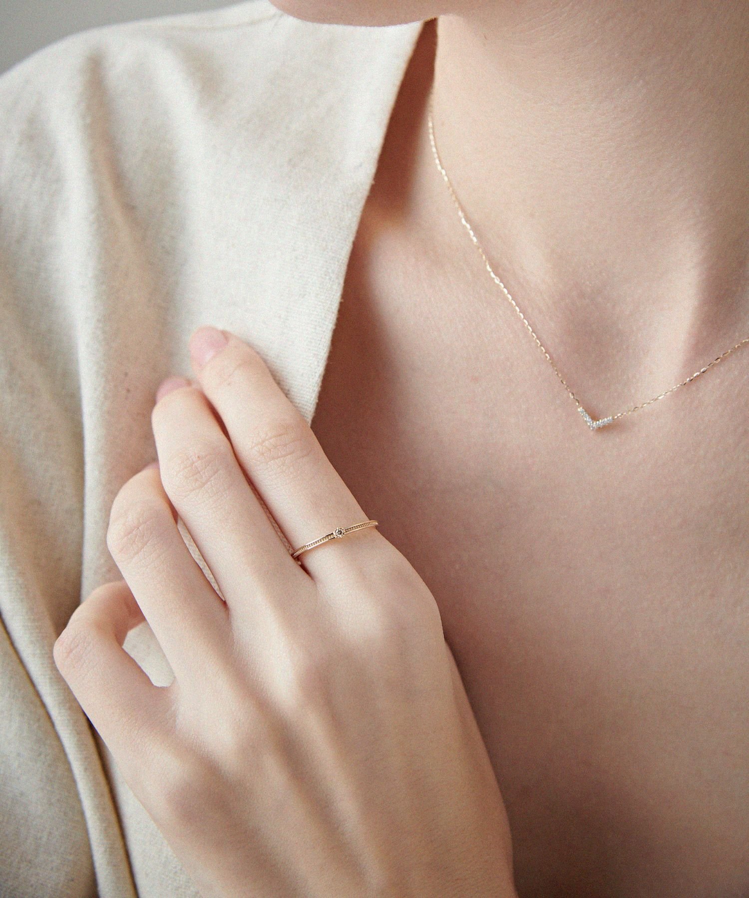 ete｜[レイヤード] K10YG ブラウンダイヤモンド リング | Rakuten