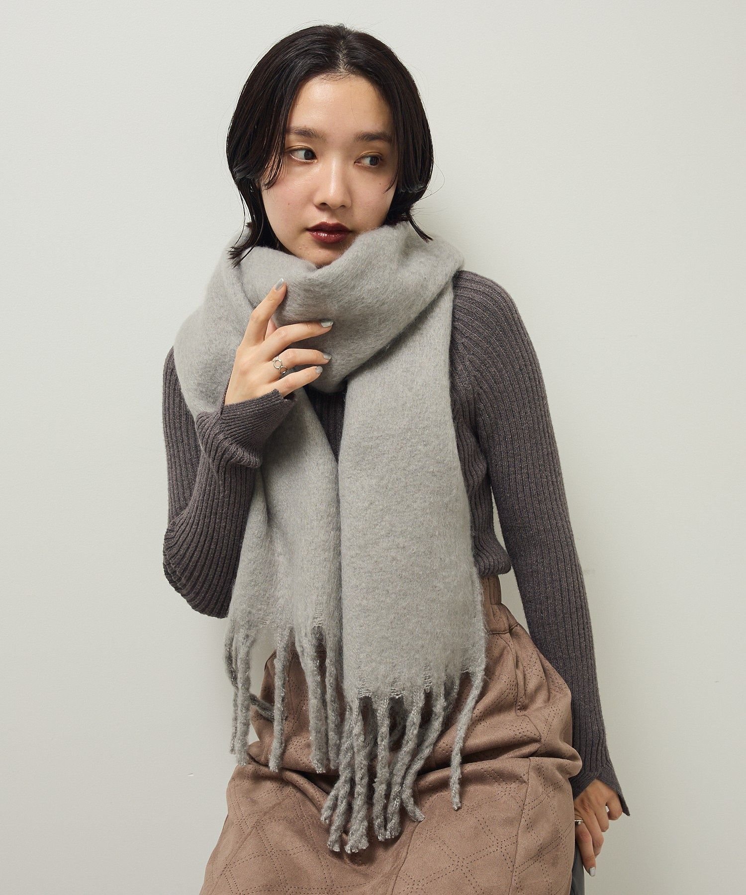 SLY｜ARGYLE MIX JQ KNIT STALL | Rakuten Fashion(楽天ファッション