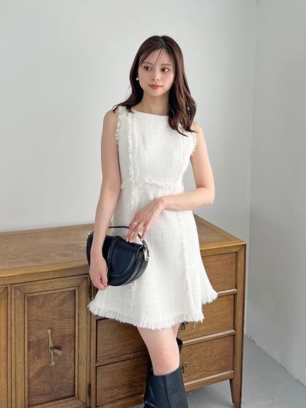 SNIDEL｜ツイードミニワンピース | Rakuten Fashion(楽天ファッション