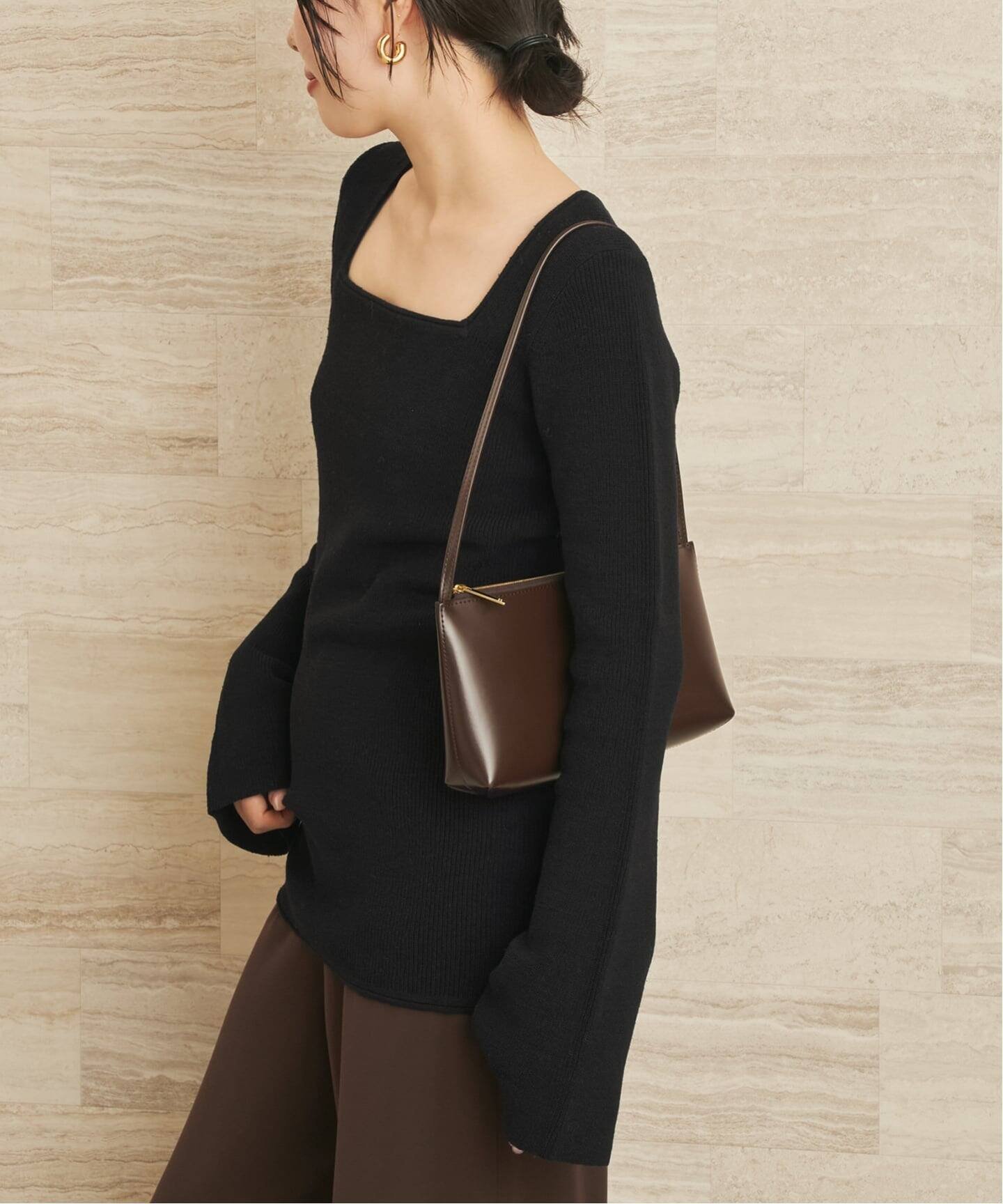 plage｜Noil silk Square ニット | Rakuten Fashion(楽天ファッション