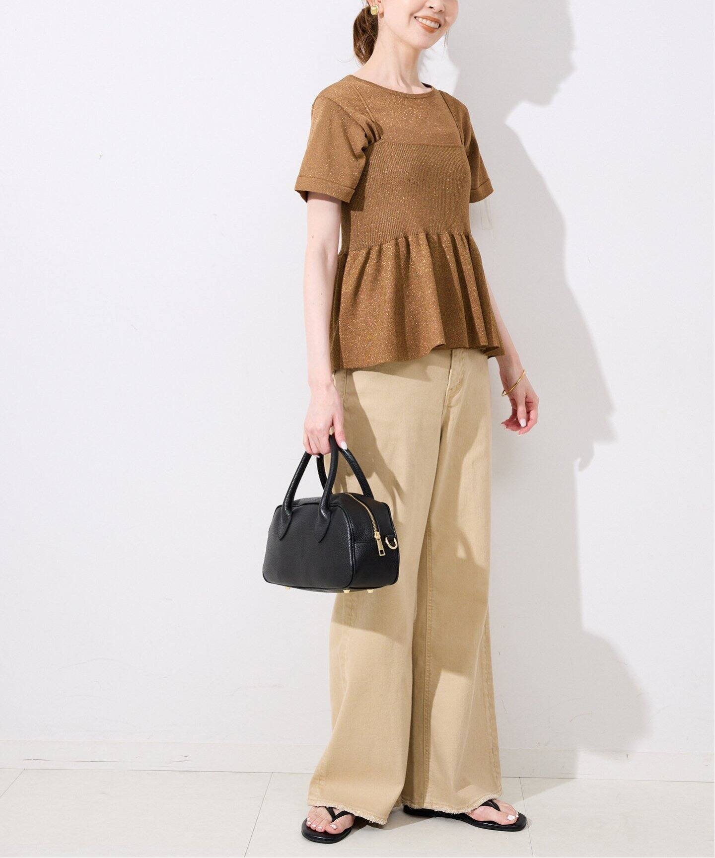 SLOBE IENA｜《追加》ファンタジアパールラメニットビスチェ | Rakuten