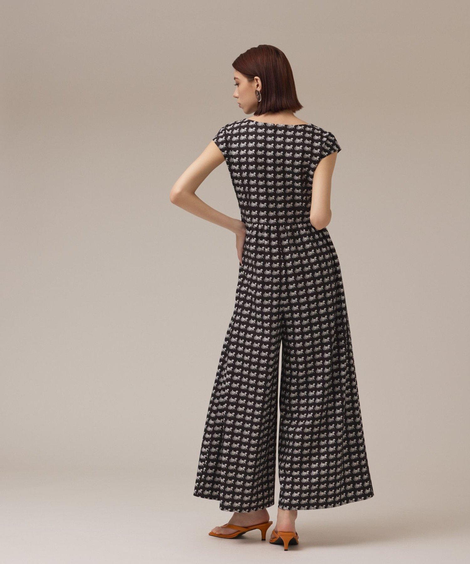 GRACE CONTINENTAL｜ホースプリントサロペット | Rakuten Fashion(楽天