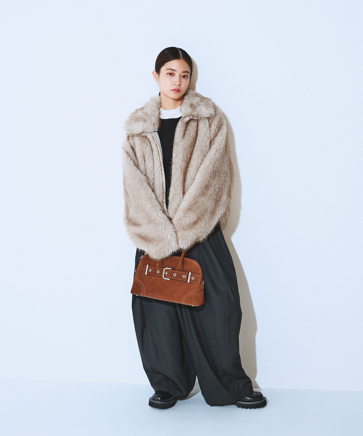 JEANASIS｜MIXカラーファーブルゾン | Rakuten Fashion(楽天