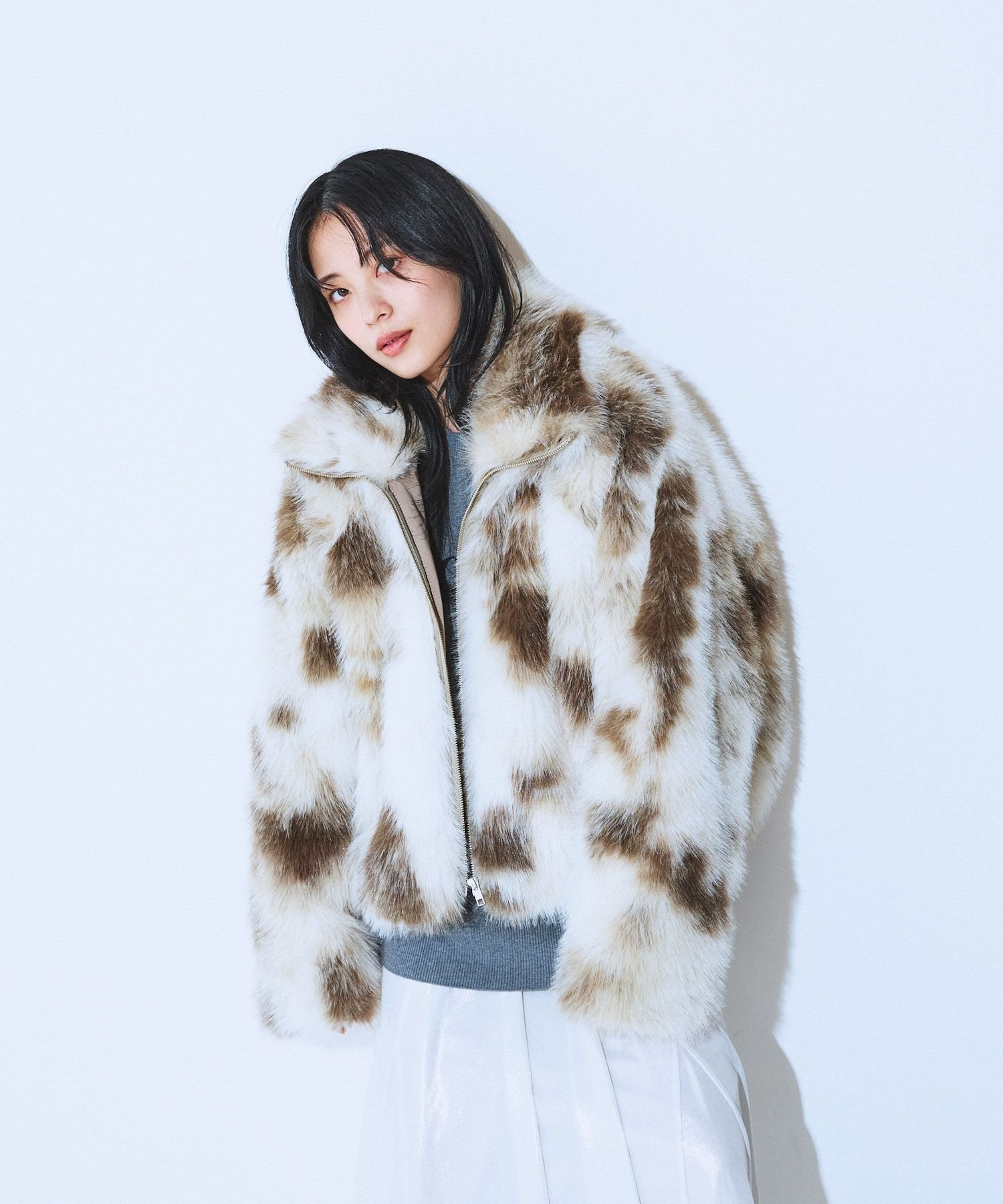 JEANASIS｜MIXカラーファーブルゾン | Rakuten Fashion(楽天