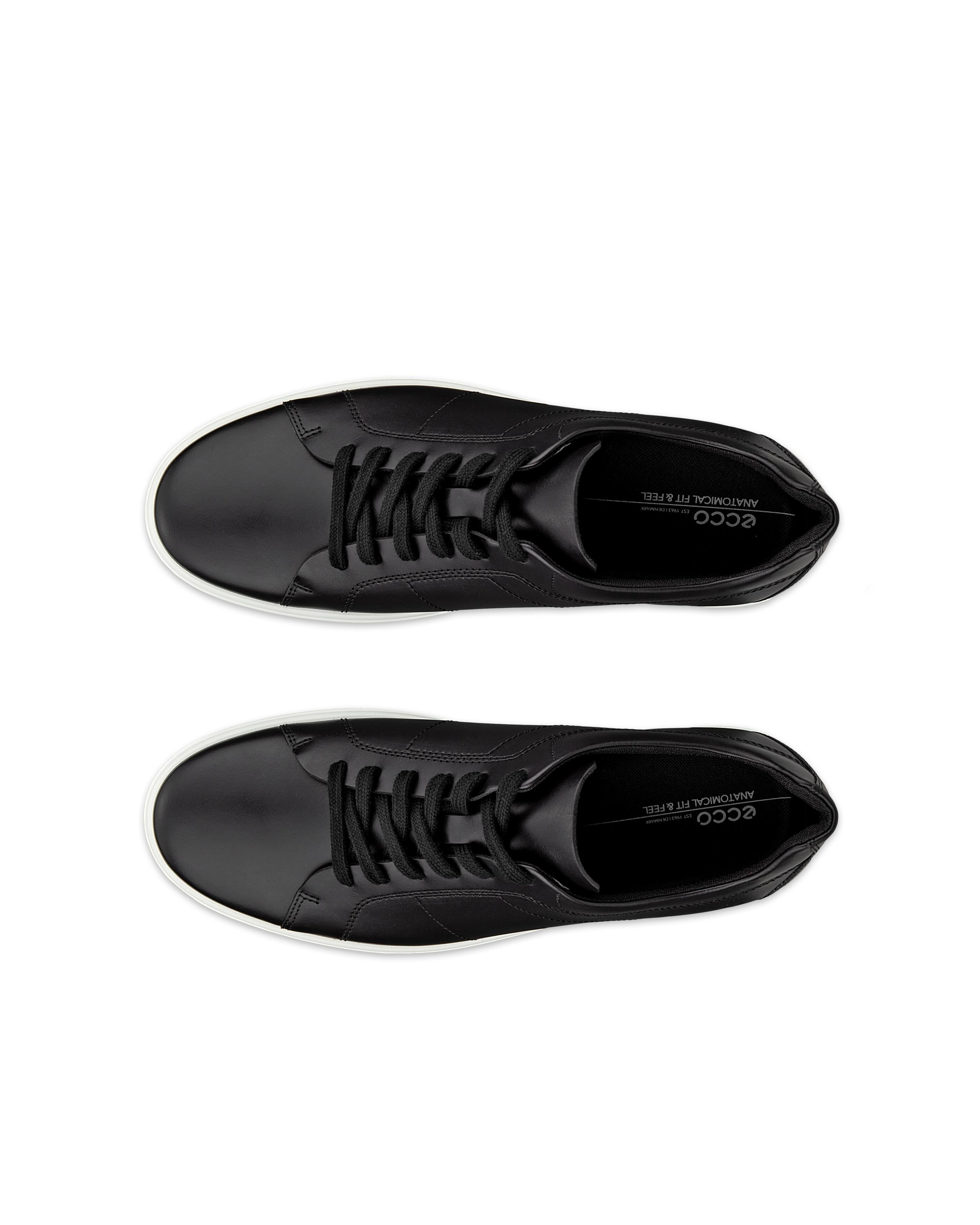 ECCO｜ECCO クラシック スニーカー 本革 メンズ カジュアルスニーカー