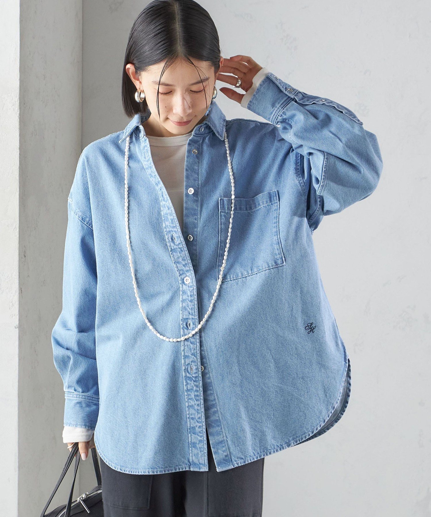 SHIPS｜淡水 バロック パール ロング ネックレス | Rakuten Fashion