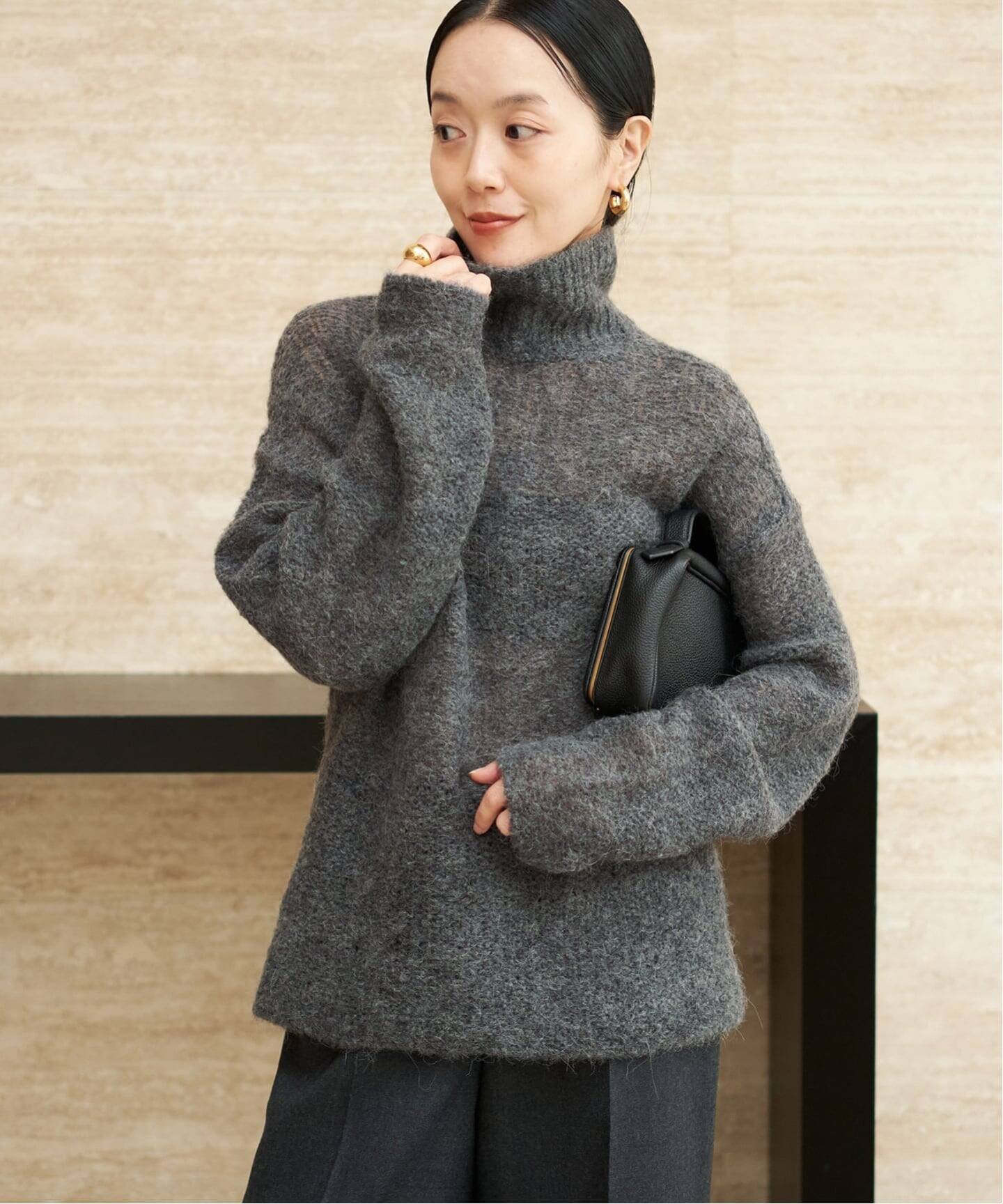 plage｜《追加》ALPACA MIX BUTTON ニット 2 | Rakuten Fashion(楽天