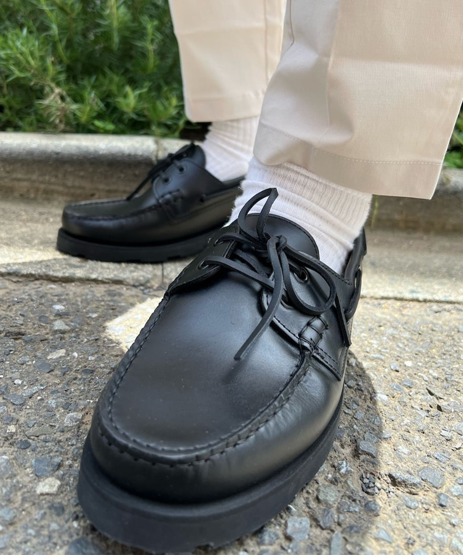 AIGLE｜【EC限定】フルグレインレザー トランスミッション レザー