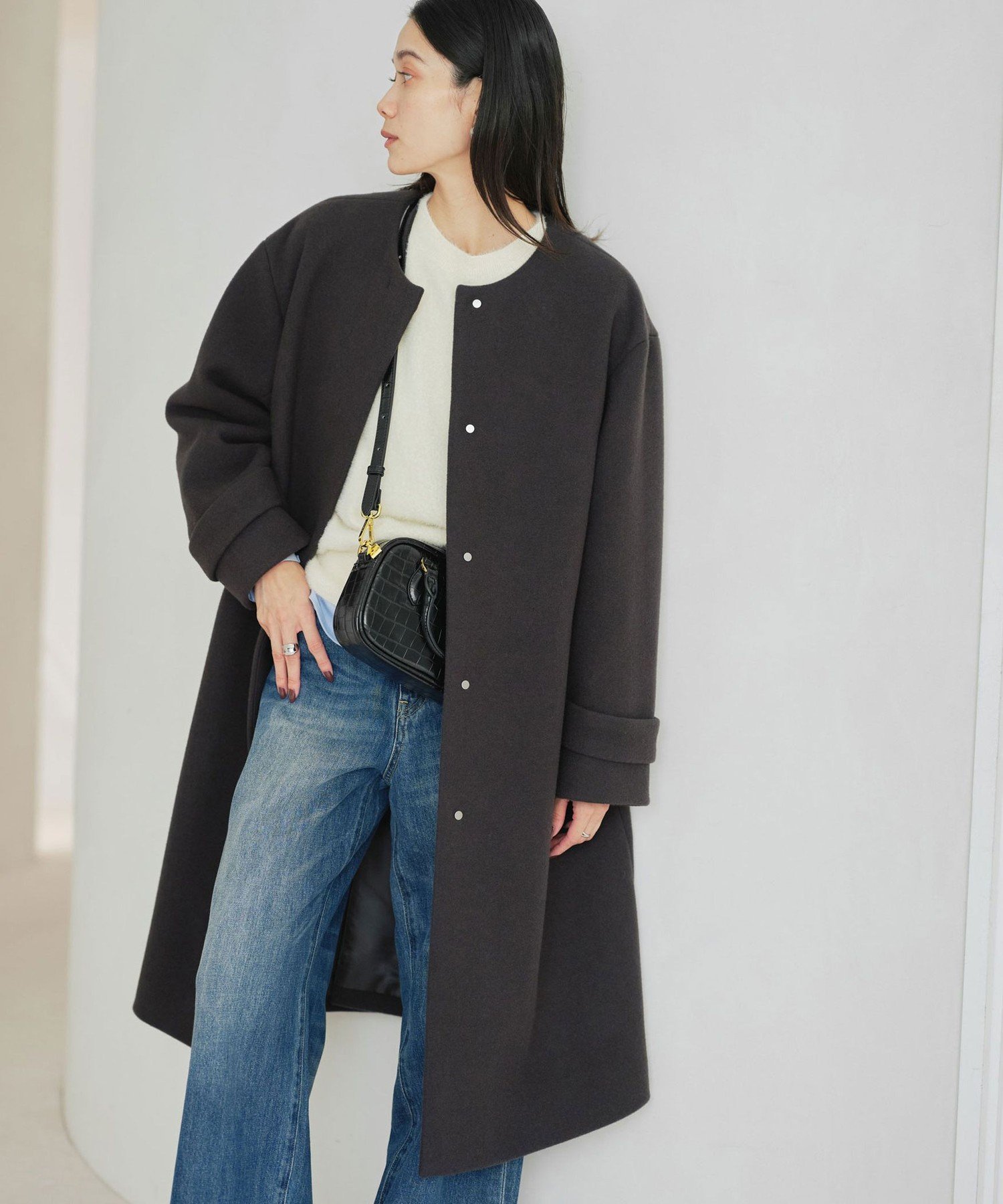 楽天市場】ノーカラーコート（ブランドユナイテッドアローズ グリーン