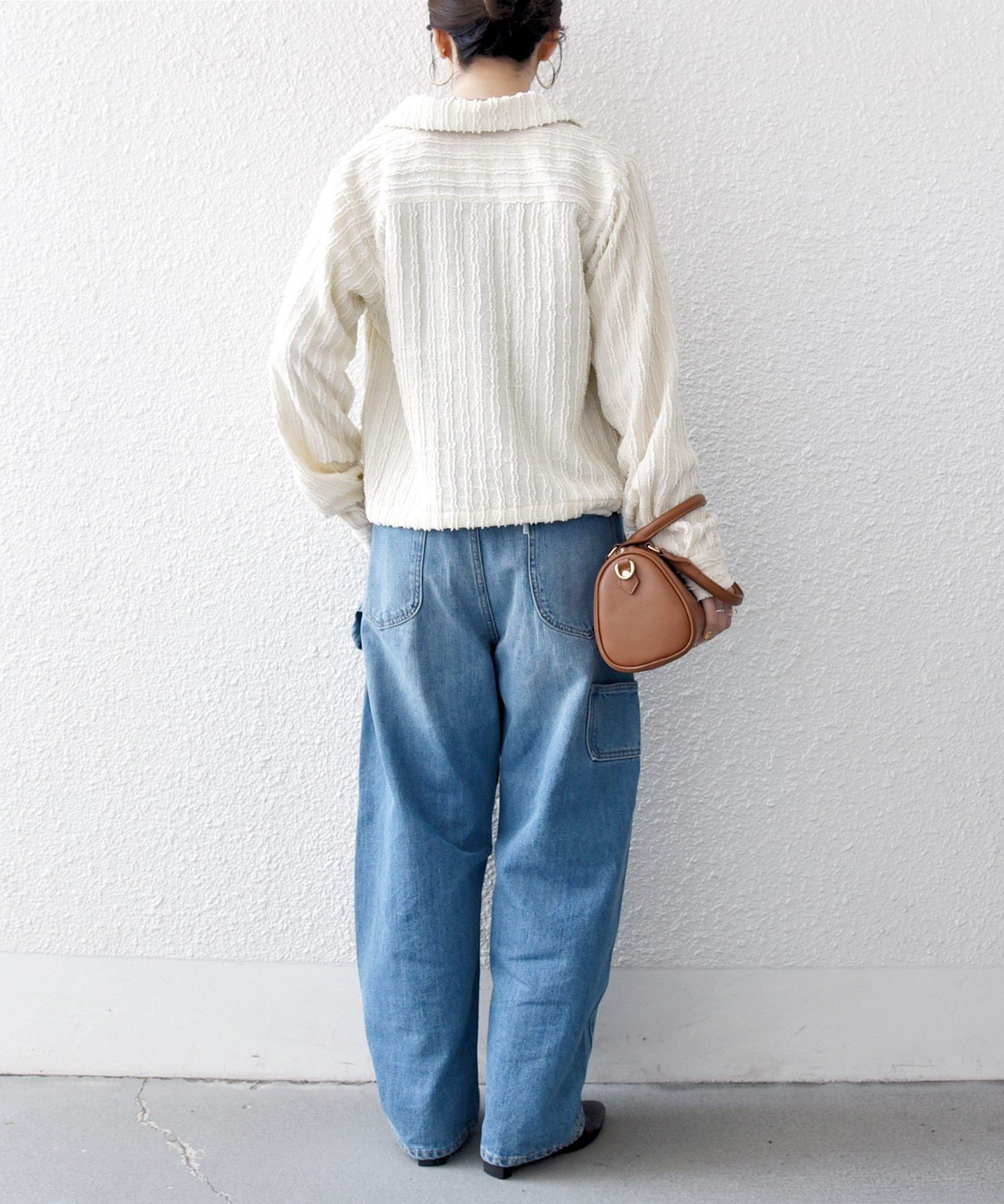 キャップスリーブドロストシャツ ≪追加≫キャップスリーブドロストシャツ（シャツ／ブラウス