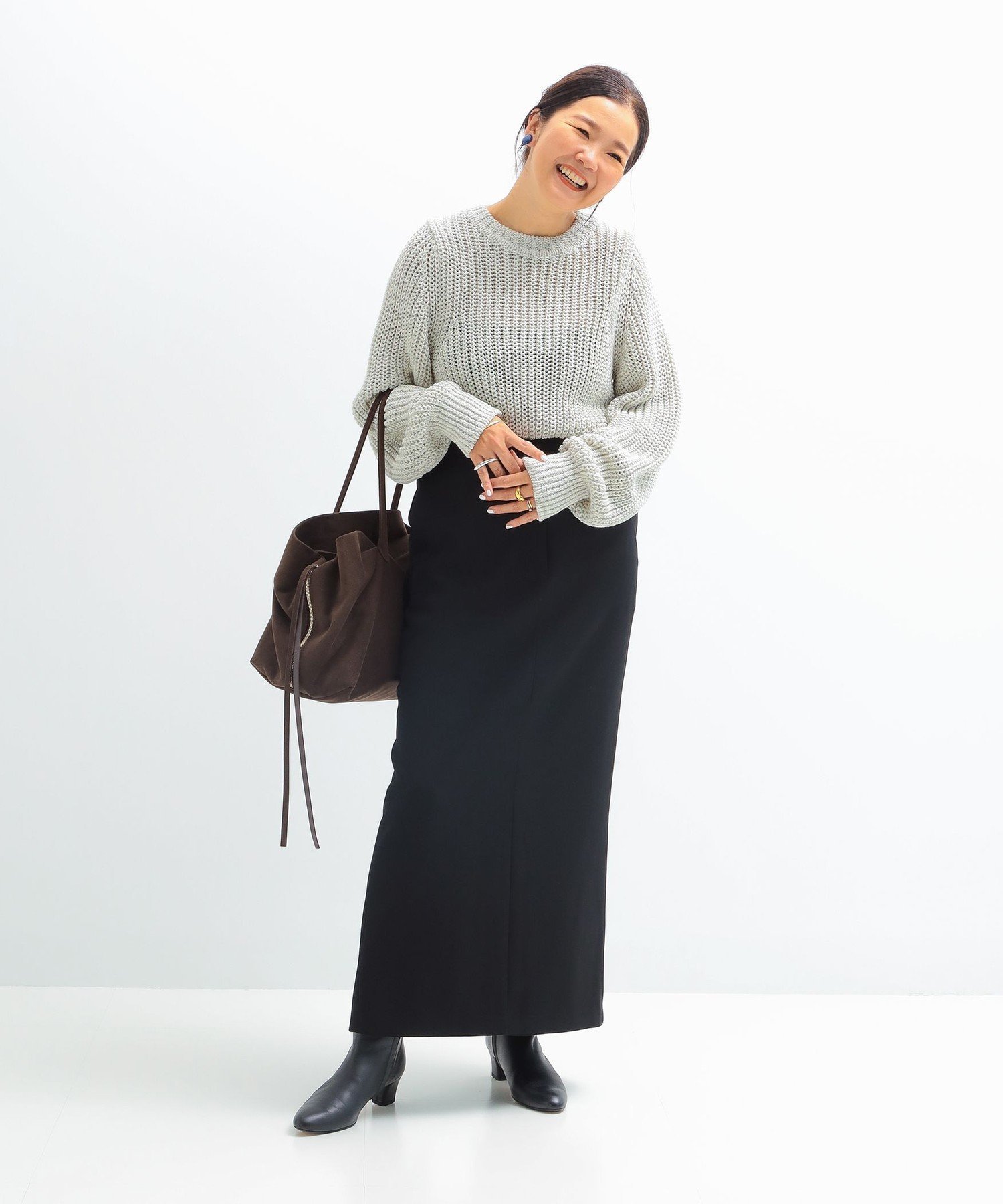 Demi-Luxe BEAMS｜【1/15新規値下げ】畦編み ニット プルオーバー.M