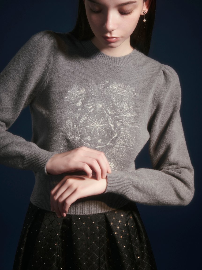 FRAY I.D｜エトワールエンブロイダリーニット | Rakuten Fashion(楽天