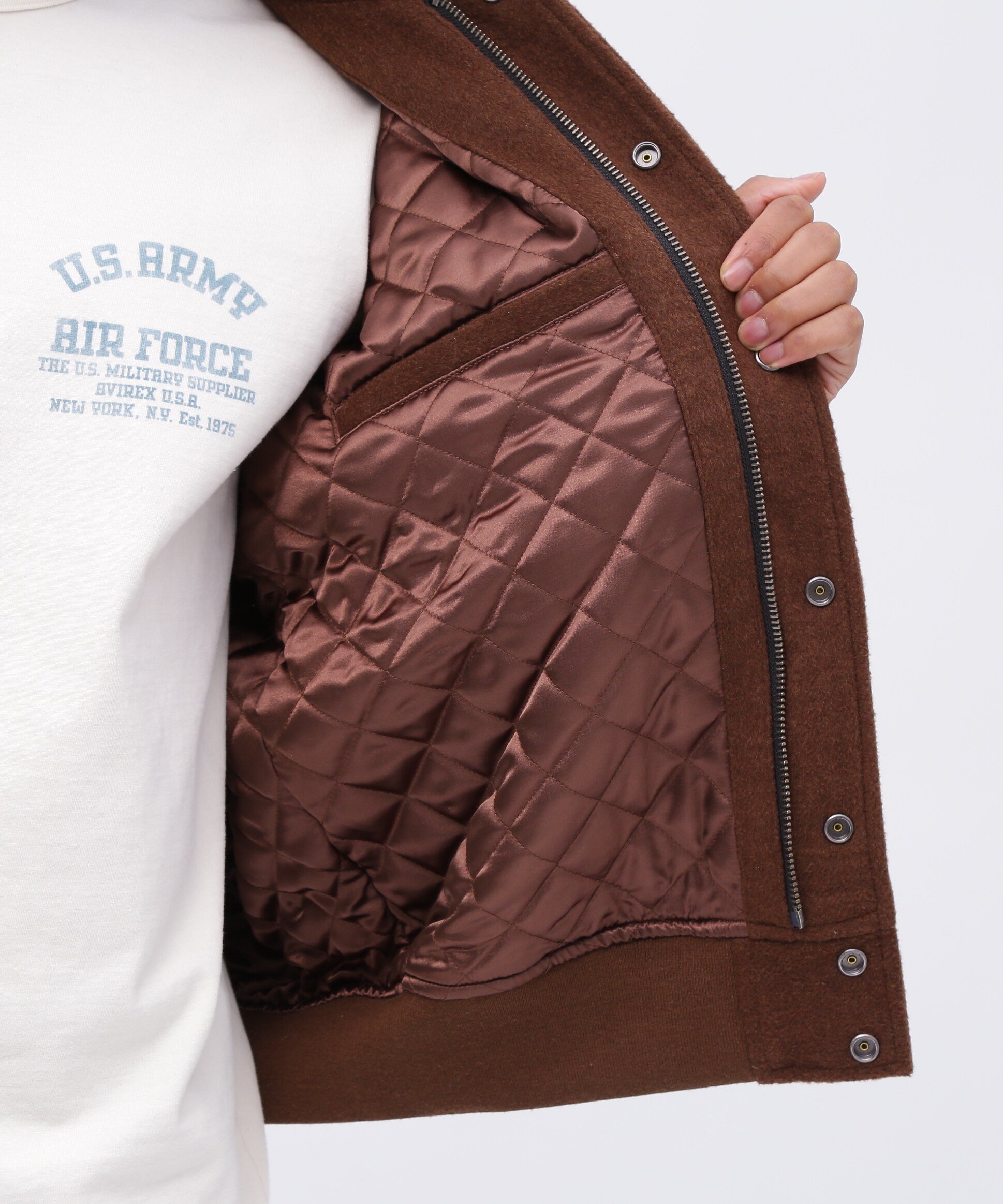 AVIREX｜WOOL MOSSA VARSITY JACKET / ウールモッサ バーシティ