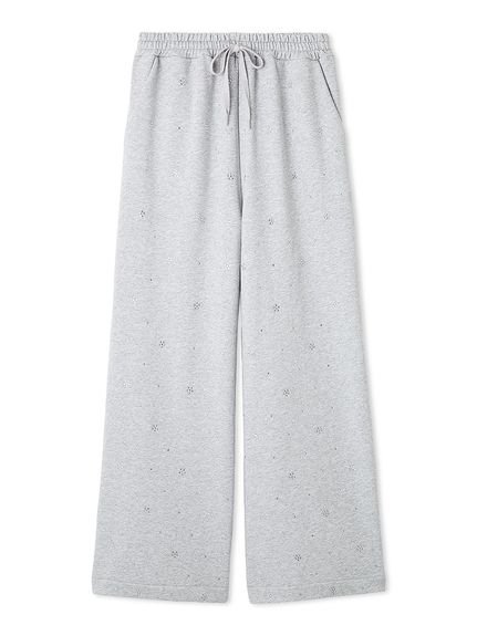 FURFUR｜【限定カラー】ビジュー付きスウェットパンツ | Rakuten